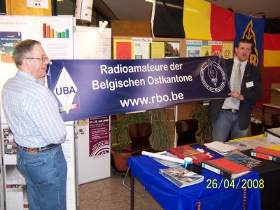 ON5VU ON4LEA mit neuen UBA-RBO-banner