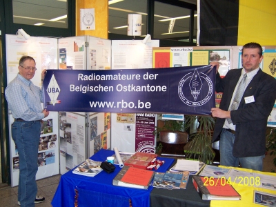 ON5VU ON4LEA mit neuen UBA-RBO-banner