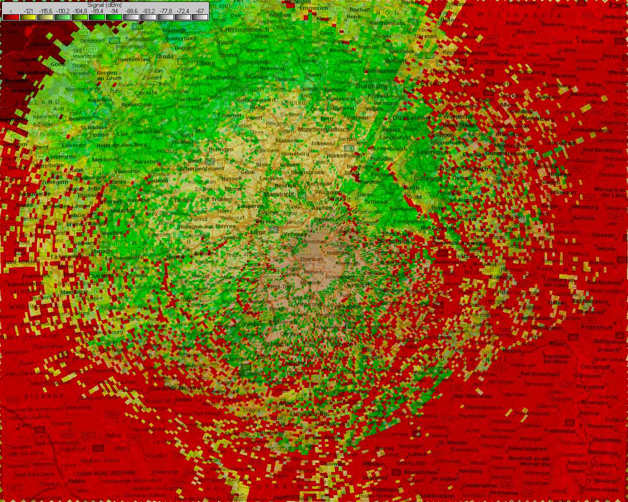 Simulation für Mobilbetrieb (Zum vergrößern auf Bild klicken)